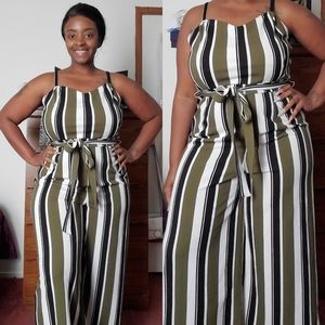 🖤 Striped Jumpsuit 💚